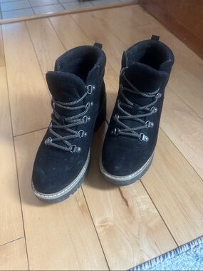 Sonoma Black Lace-Up Shoes with Ortholite Eco Insole